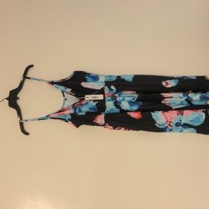 Styleword blue/pink floral print dress size XXL nwt